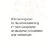 DGFG-Rahmenvorgaben zur Lehrerausbildung (2010)